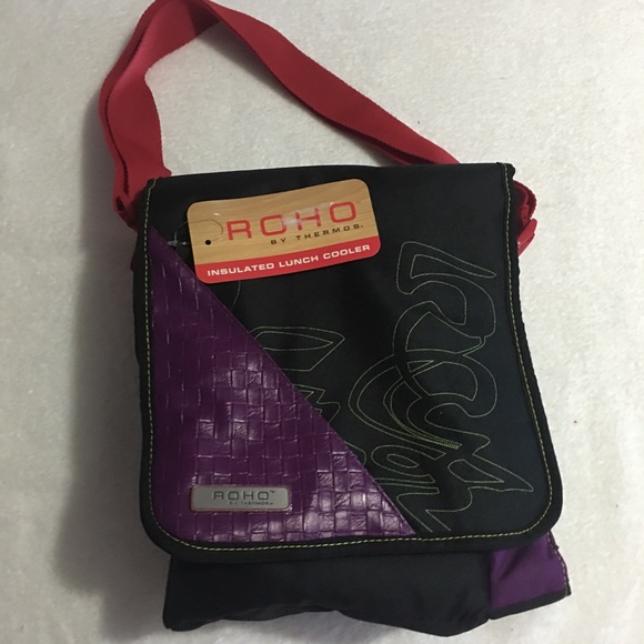 Thermos Other - NWT ROHO Thermos lunch bag purple and black